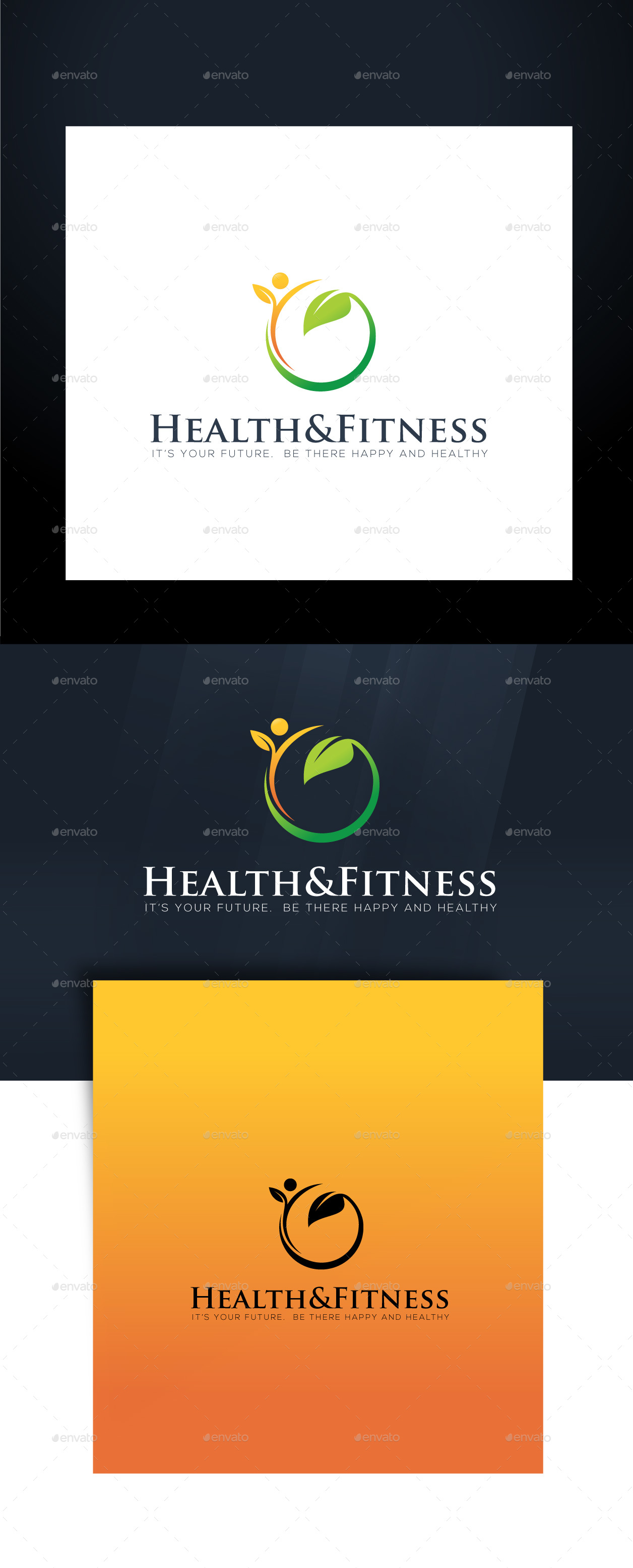 Health & Fitness Logo by 1pathStudio | GraphicRiver